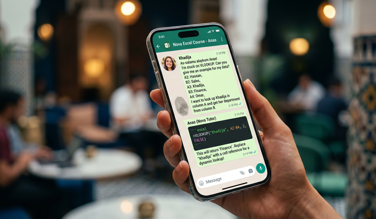 Accompagnement WhatsApp ExpertNova